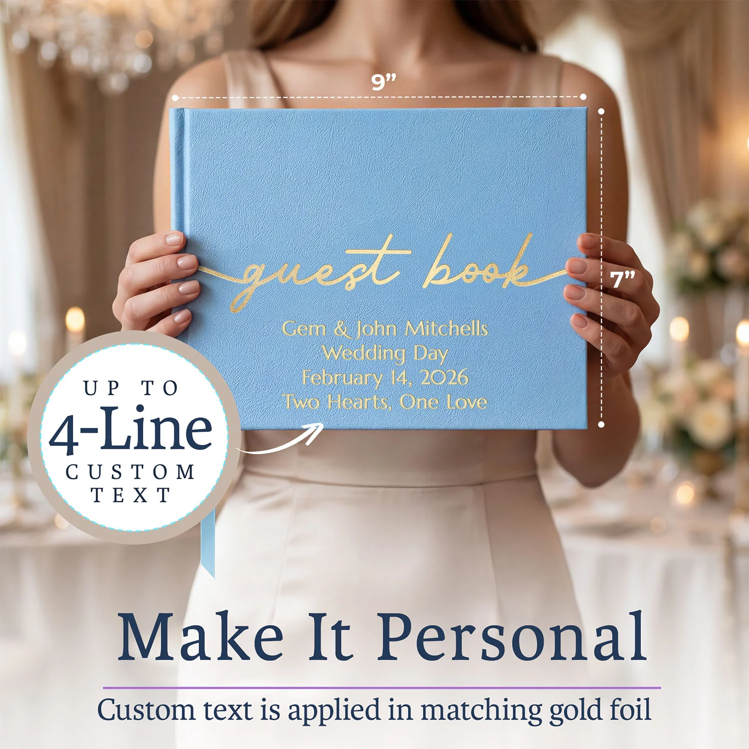 All Occasion Guestbook - Baby Blue